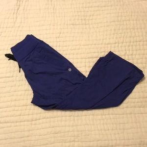 Purple Lululemon Workout Capris